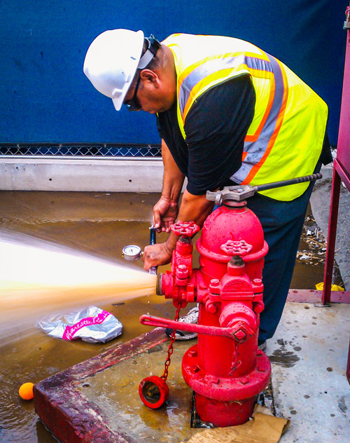 fire hydrant testing