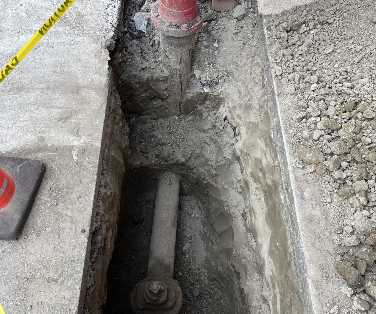 underground-fire system installation